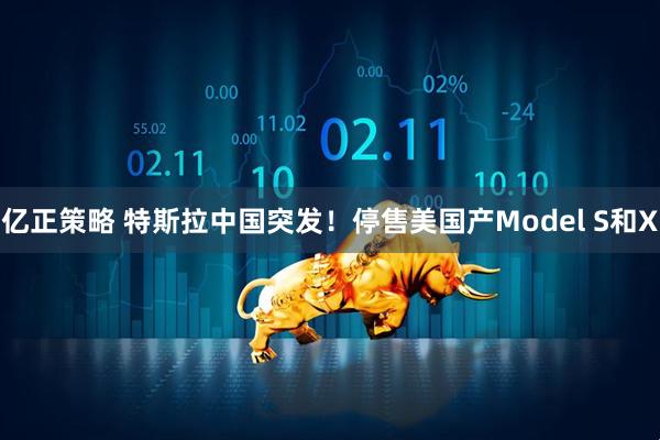 亿正策略 特斯拉中国突发！停售美国产Model S和X