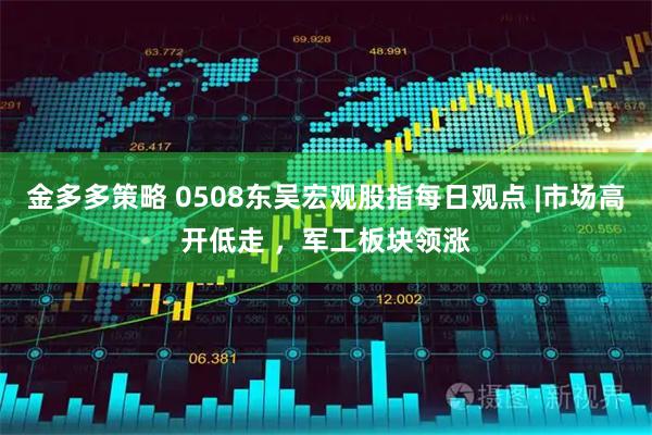 金多多策略 0508东吴宏观股指每日观点 |市场高开低走 ，军工板块领涨